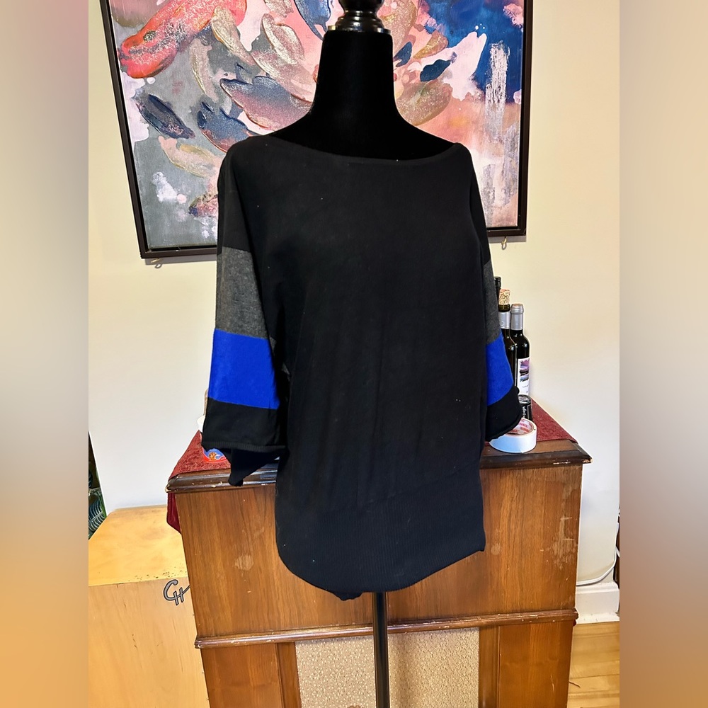 SPENCE Black Sweater Top